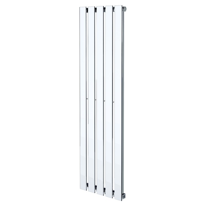 360mm (w) x 1250mm (h) Corwen Chrome Vertical Radiator