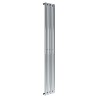 280mm W x 1800mm H Brecon Vertical Chrome Radiator