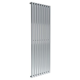 630mm (w) x 1800mm (h) Brecon Chrome Vertical Radiator