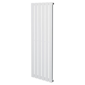 440mm (w) x 1250mm (h) Corwen White Flat Panel Vertical Radiator (6 Sections)