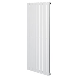 516mm (w) x 1250mm (h) Corwen White Flat Panel Vertical Radiator (7 Sections)