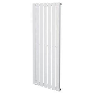 516mm (w) x 1250mm (h) Corwen White Flat Panel Vertical Radiator (7 Sections)