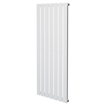 516mm (w) x 1250mm (h) Corwen White Flat Panel Vertical Radiator (7 Sections)