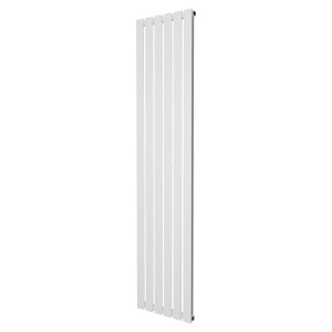440mm (w) x 1850mm (h) Corwen White Flat Panel Vertical Radiator (6 Sections)