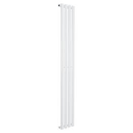 280mm (w) x 1800mm (h) Brecon White Vertical Radiator