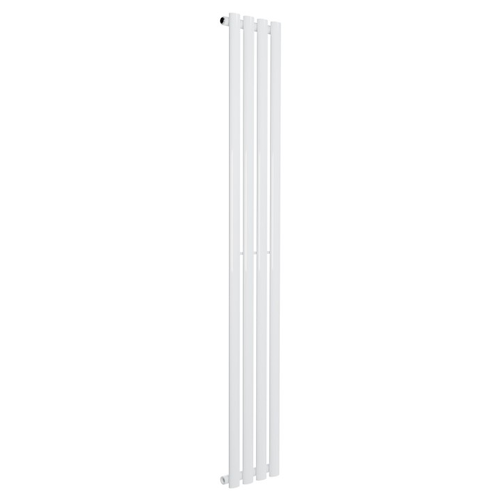 280mm (w) x 1800mm (h) Brecon White Vertical Radiator