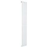 280mm (w) x 1800mm (h) Brecon White Vertical Radiator