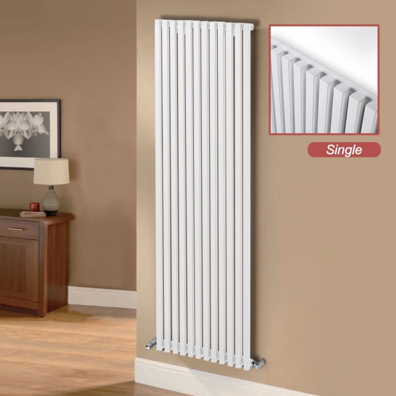 Ultraheat "Klon" Designer White Horizontal Radiators (12 Sizes)