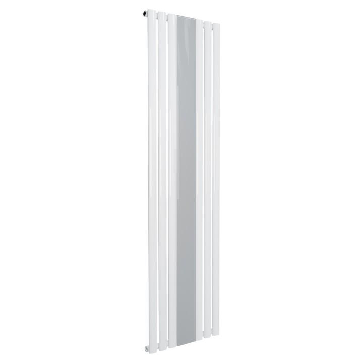 499mm (w) x 1800mm (h) Brecon White Mirrored Radiator