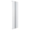 499mm (w) x 1800mm (h) Brecon White Mirrored Radiator
