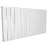 1180mm (w) x 600mm (h) Corwen Double Panel White Horizontal Aluminium Radiator