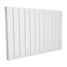 884mm (w) x 600mm (h) Corwen Double Panel White Horizontal Aluminium Radiator