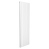 514mm (w) x 1800mm (h) Corwen Double Panel White Vertical Aluminium Radiator