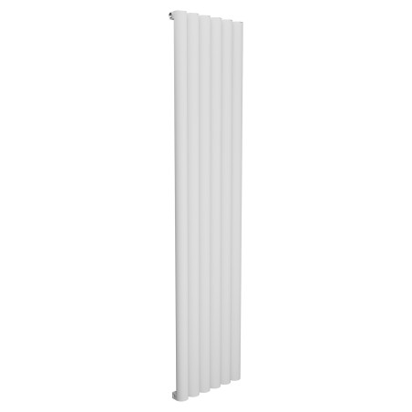 415mm (w) x 1800mm (h) Taurus Aluminium White Vertical Radiator