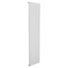 415mm (w) x 1800mm (h) Taurus Aluminium White Vertical Radiator