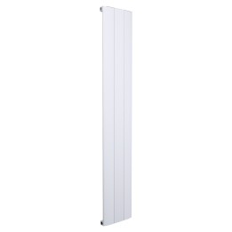 280mm(w) x 1600mm(h) Thor White Vertical Aluminium Radiator