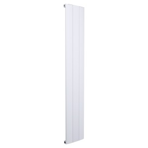 280mm(w) x 1600mm(h) Thor White Vertical Aluminium Radiator (3 Extrusions)