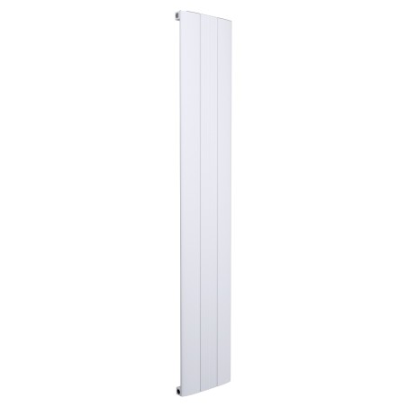 280mm(w) x 1600mm(h) Thor White Vertical Aluminium Radiator