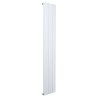 280mm(w) x 1600mm(h) Thor White Vertical Aluminium Radiator