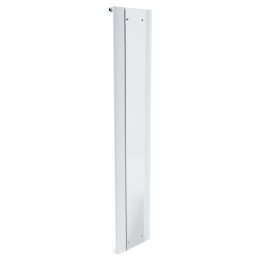 365mm x 1800mm Thor White Aluminium Mirror Radiator