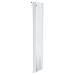 365mm(w) x 1800mm(h) Thor White Vertical Aluminium Mirror Radiator