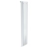 365mm x 1800mm Thor White Aluminium Mirror Radiator