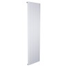 470mm (w) x 1800mm (h) Cariad Aluminium White Radiator