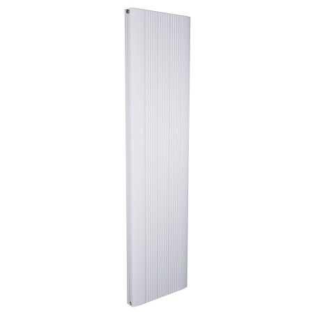 470mm (w) x 1800mm (h) Cariad Double Aluminium White Rad