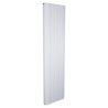 470mm (w) x 1800mm (h) Cariad Double Aluminium White Rad