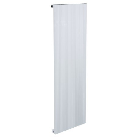 375mm x 1200mm Single Panel White Vertical Aluminium Designer Radiator