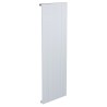 375mm x 1200mm Single Panel White Vertical Aluminium Designer Radiator