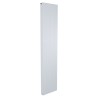 375mm x 1800mm Double Panel White Vertical Aluminium Designer Radiator