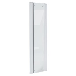 465mm x 1700mm Newborough White Aluminium Mirror Radiator