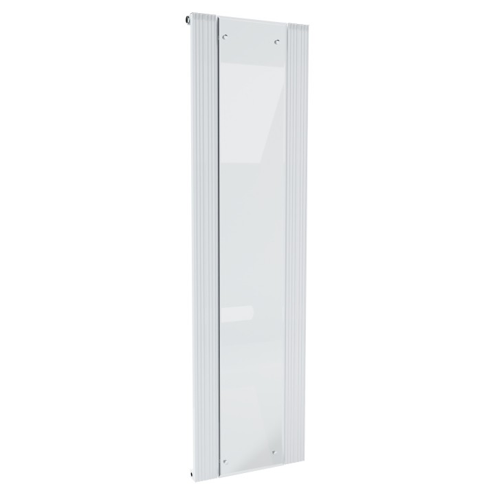 465mm x 1700mm Newborough White Aluminium Mirror Radiator