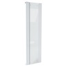 465mm x 1700mm Newborough White Aluminium Mirror Radiator