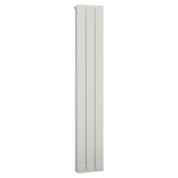 268mm (w) x 1446mm (h) Trojan Aluminium White Radiator