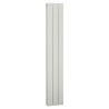 268mm (w) x 1446mm (h) Trojan Aluminium White Radiator