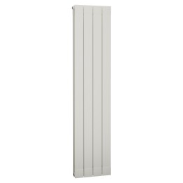 348mm (w) x 1446mm (h) Trojan Aluminium White Radiator
