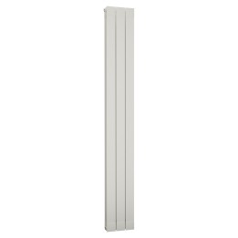268mm (w) x 1846mm (h) Trojan Aluminium White Radiator