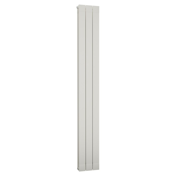 268mm (w) x 1846mm (h) Trojan Aluminium White Radiator