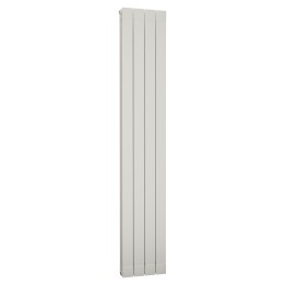348mm (w) x 1846mm (h) Trojan Aluminium White Radiator