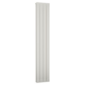 348mm (w) x 1846mm (h) Trojan White Vertical Aluminium Radiator (4 Extrusions)