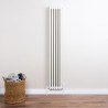 Ultraheat Tubularo 3 Column White Vertical Radiators