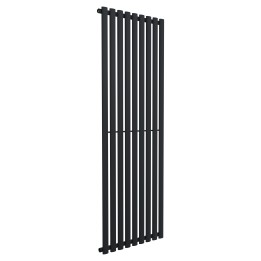 630mm (w) x 1800mm (h) Brecon Black Vertical Radiator