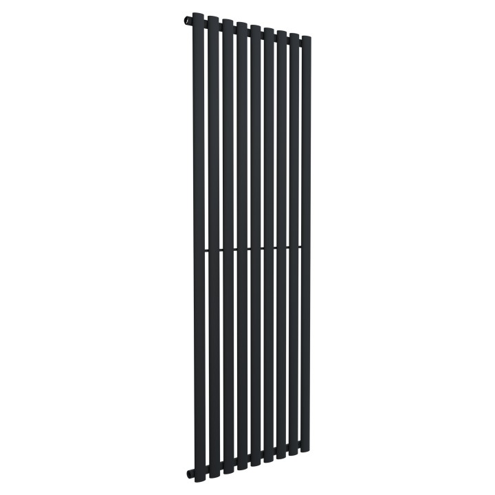 630mm (w) x 1800mm (h) Brecon Black Vertical Radiator