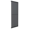 630mm (w) x 1800mm (h) Brecon Black Vertical Radiator