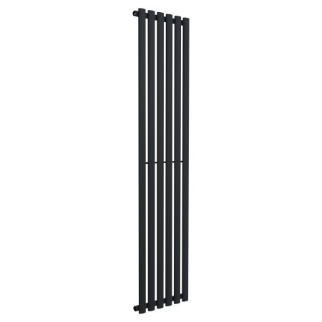 420mm (w) x 1800mm (h) Brecon Black Vertical Radiator