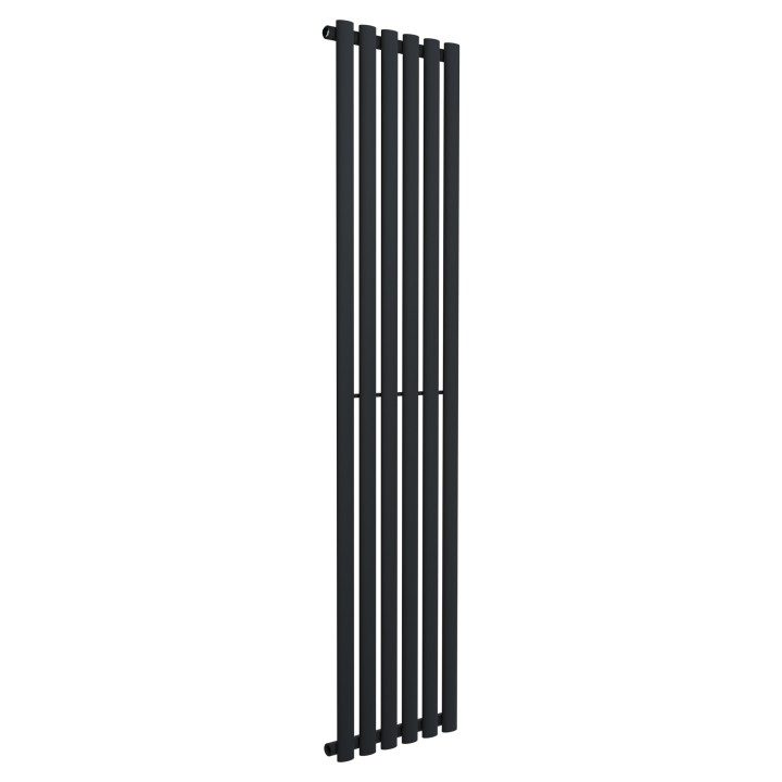 420mm (w) x 1800mm (h) Brecon Black Vertical Radiator