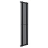420mm (w) x 1800mm (h) Brecon Black Vertical Radiator