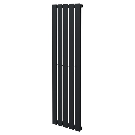 360mm (w) x 1250mm (h) Corwen Black Vertical Radiator